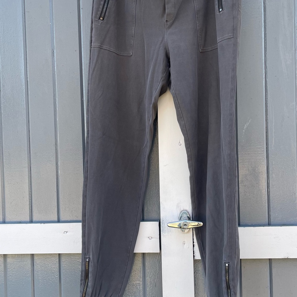 Athleta Womens‎ Charcoal Cargo Knit Joggers